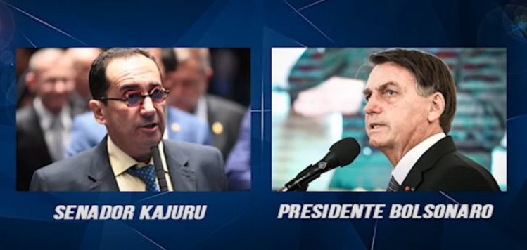 Bolsonaro em conversa com Kajuru pede inclusão de Governadores e prefeitos na CPI da Pandemia