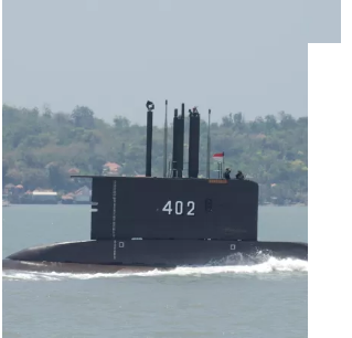 Marinha da Indonésia faz busca por submarino que desapareceu