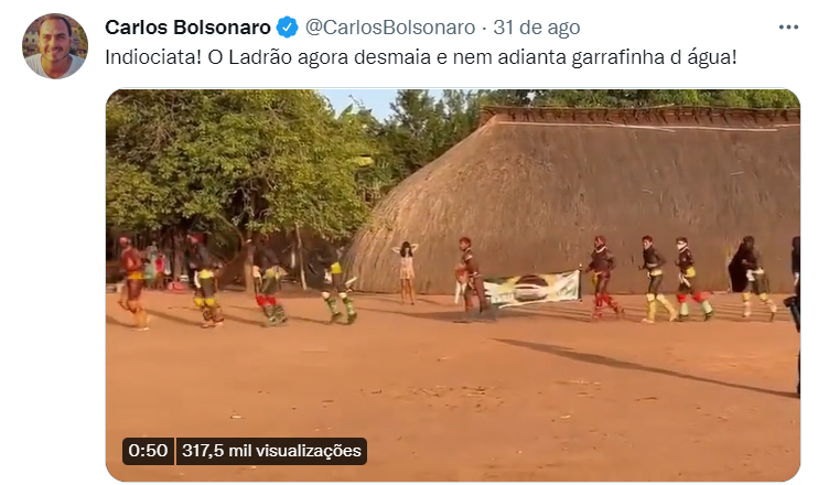Após uso de faixa pró-Bolsonaro em cerimônia, indígenas do Xingu negam apoio a presidente