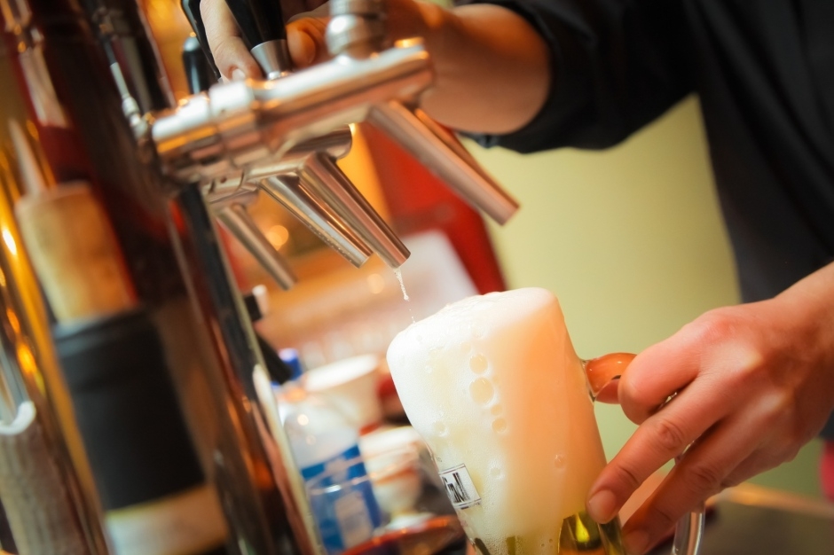 Bayern comemora com cerveja