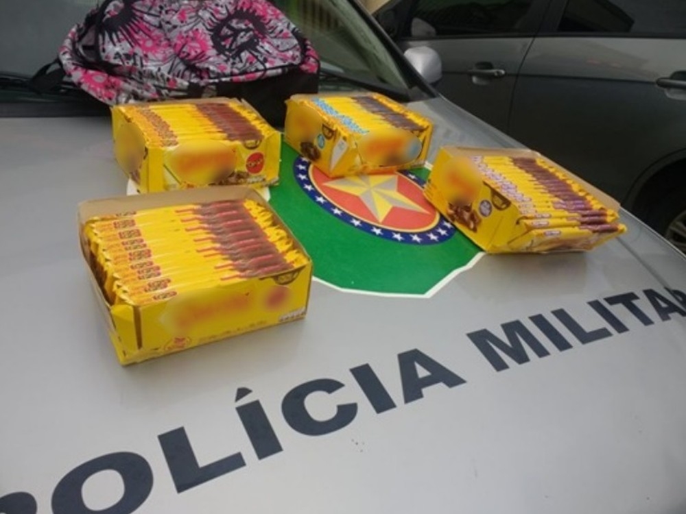 Homem é preso suspeito de furtar mochila e 63 barras de chocolate de shopping de Aparecida