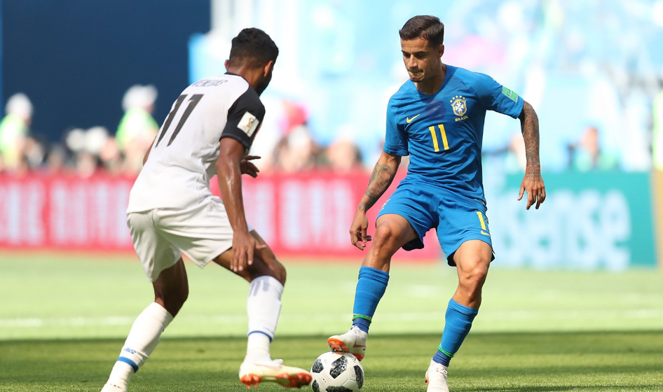 Em jogo dramático, Brasil vence a Costa Rica e assume a liderança provisória