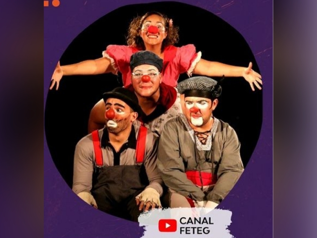 Feteg promove oficinas e espetáculos gratuitos pelo YouTube