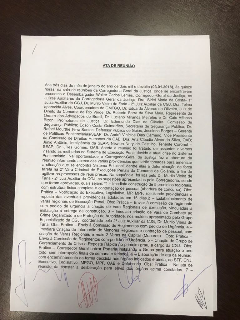Tribunal de Justiça determina a criação de cinco presídios em Goiás