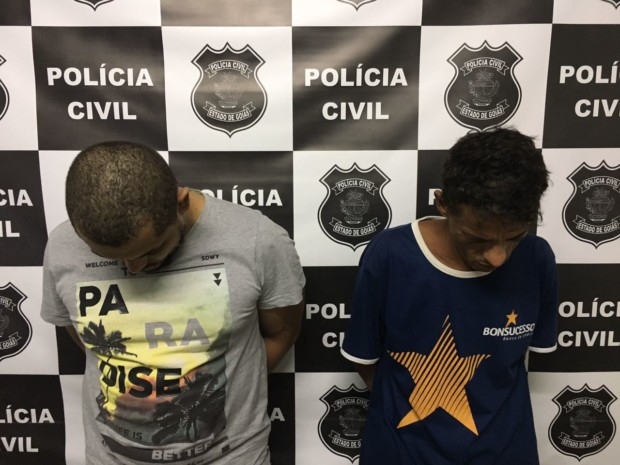 Dupla suspeita de roubo a residência é presa em Caldas Novas