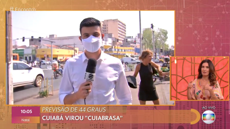 Briga ‘ofusca’ reportagem ao vivo no Encontro