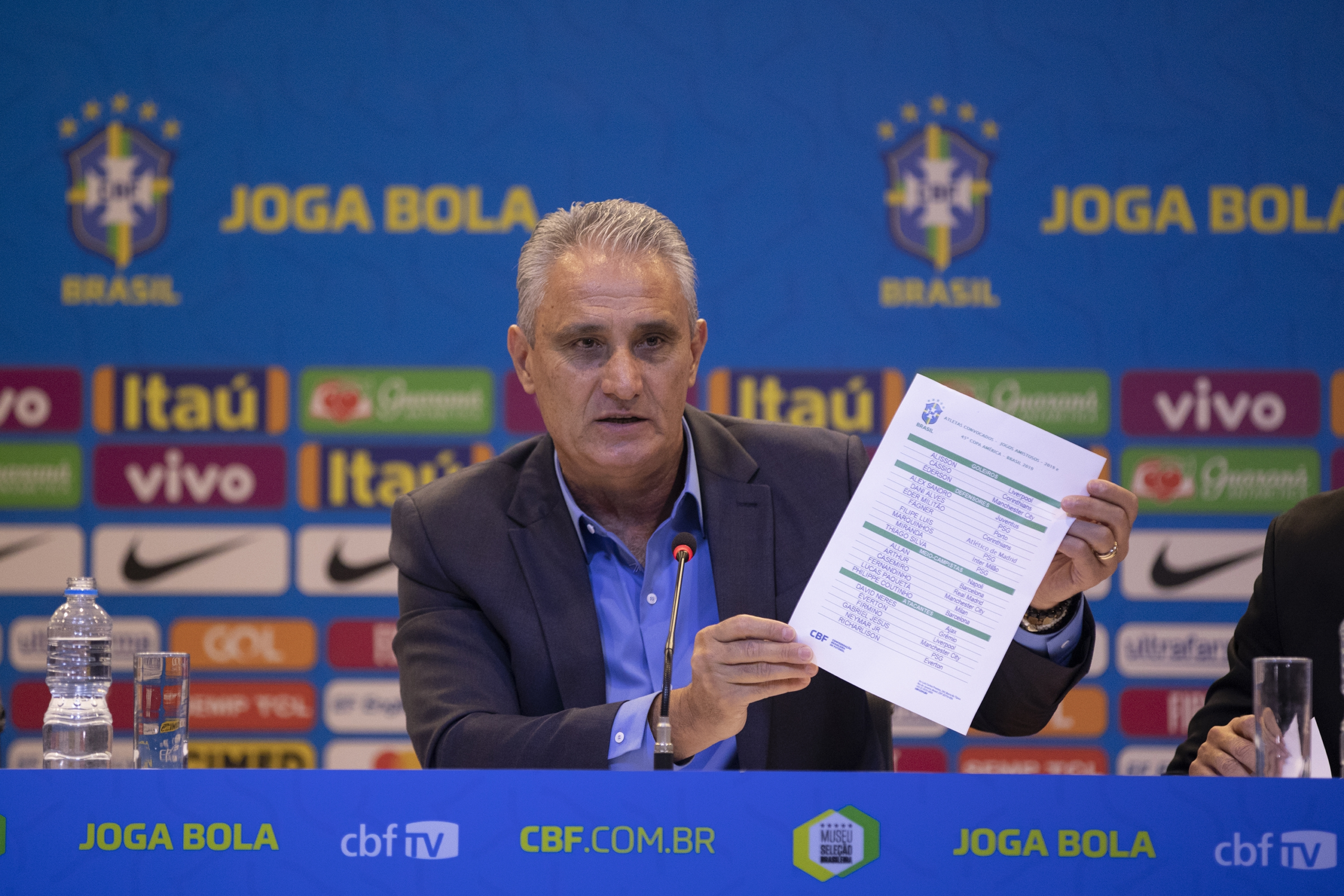 Com Gabriel Menino, do Palmeiras, Tite convoca seleção para Eliminatórias