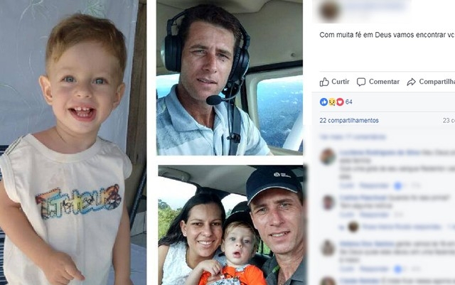 FAB retoma buscas por avião que desapareceu com família