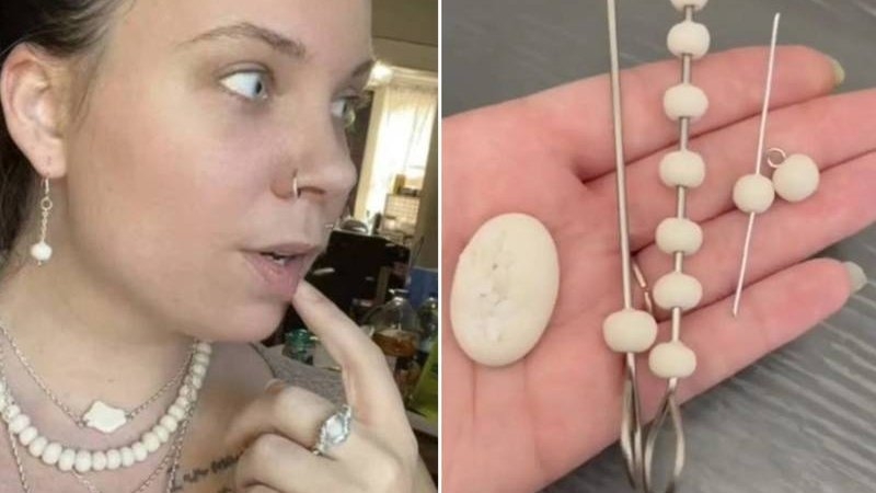 TikToker viraliza na web ao criar bijuterias feitas de sêmen humano; assista
