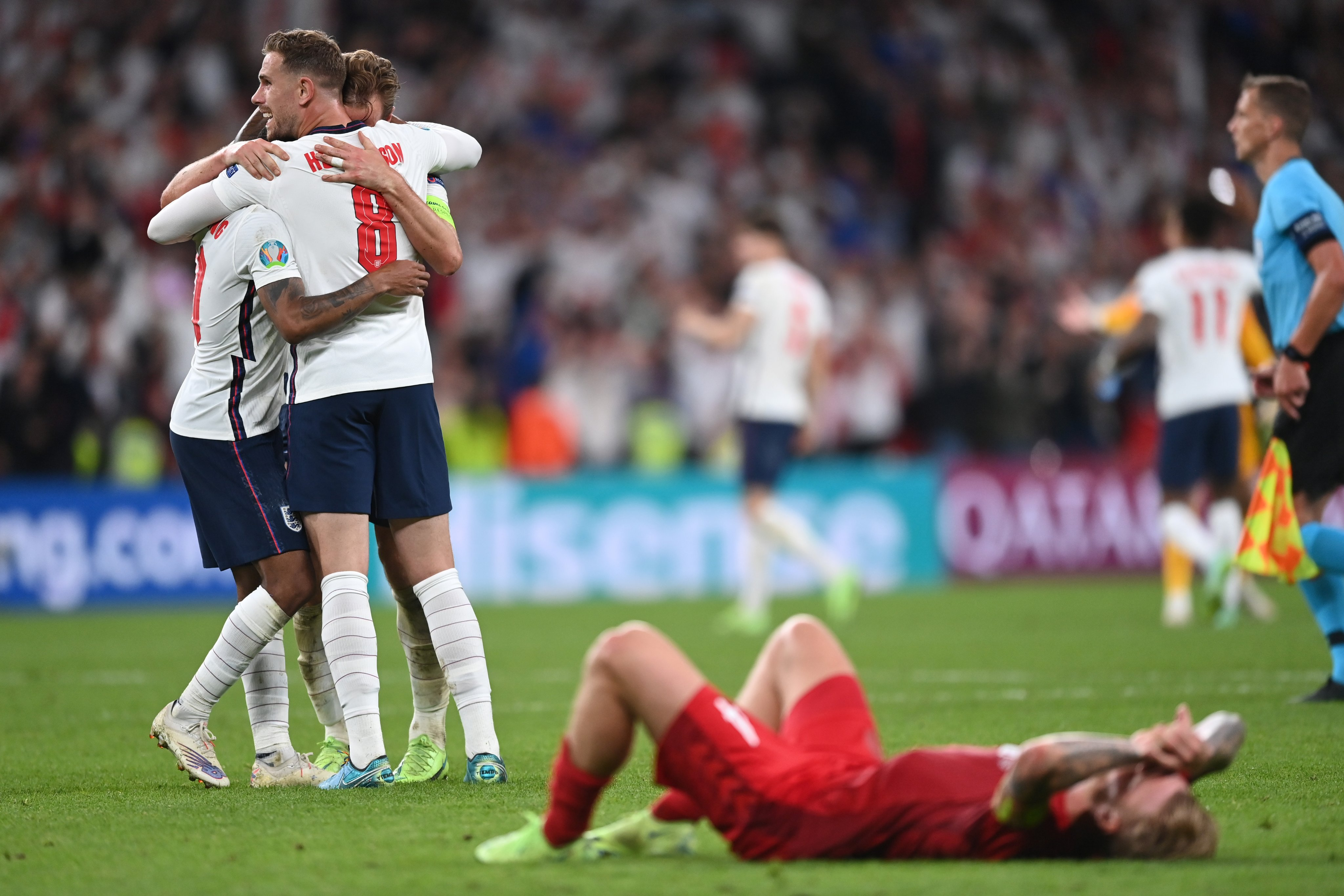 Inglaterra bate a Dinamarca na prorrogação e vai à final da Euro pela primeira vez