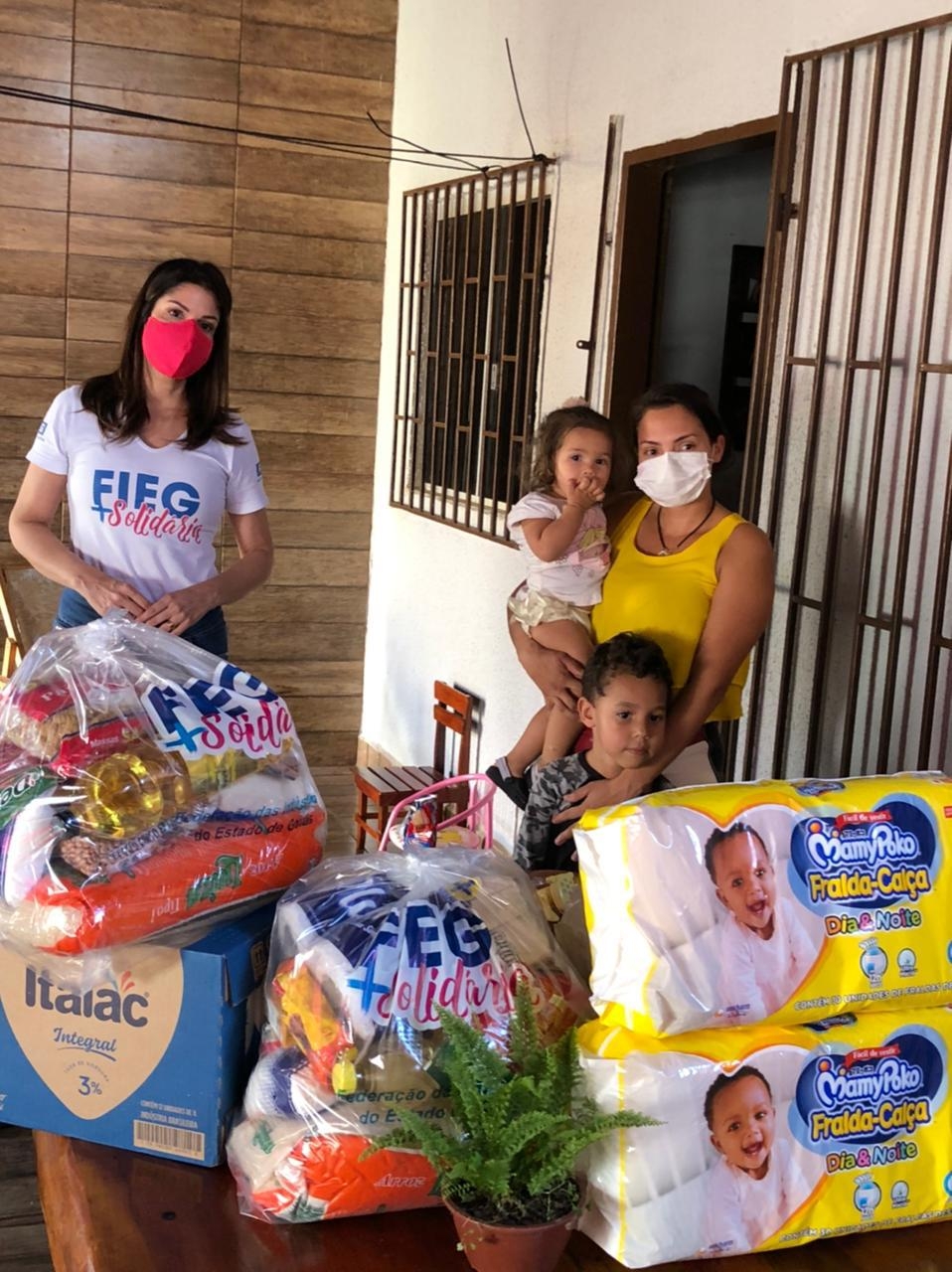 Ações solidárias durante a pandemia