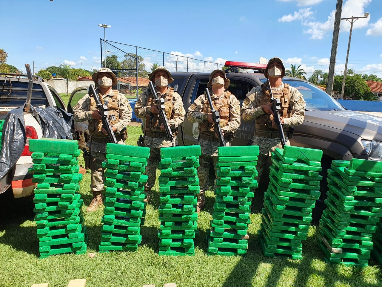 Força-tarefa apreende droga avaliada em mais de R$ 2 milhões em Santa Bárbara