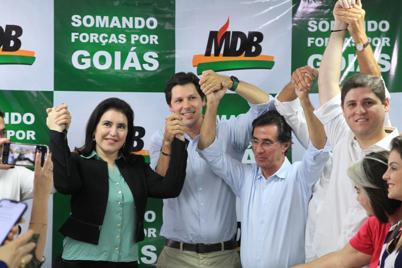 Tebet diz estar pronta para governar e que MDB dará vitória a Caiado