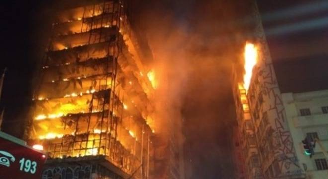Acidente doméstico pode ter causado o início do incêndio em prédio