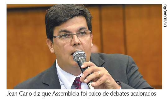 Jean Carlo diz que debate faz parte do jogo democrático
