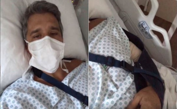 Marcio Garcia sofre acidente doméstico e passa por cirurgia
