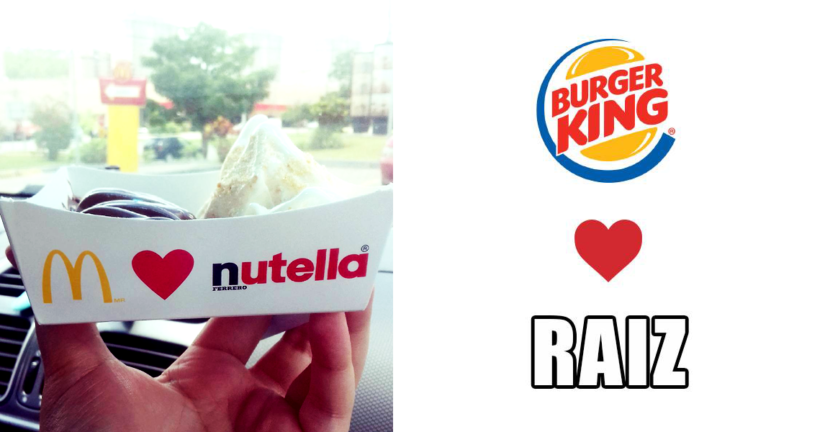 Burger King usa meme para ironizar parceria entre McDonalds e Nutella