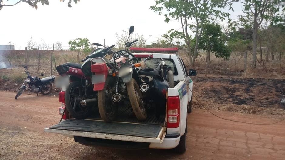 PM desarticula desmanche de motocicletas em Aparecida de Goiânia