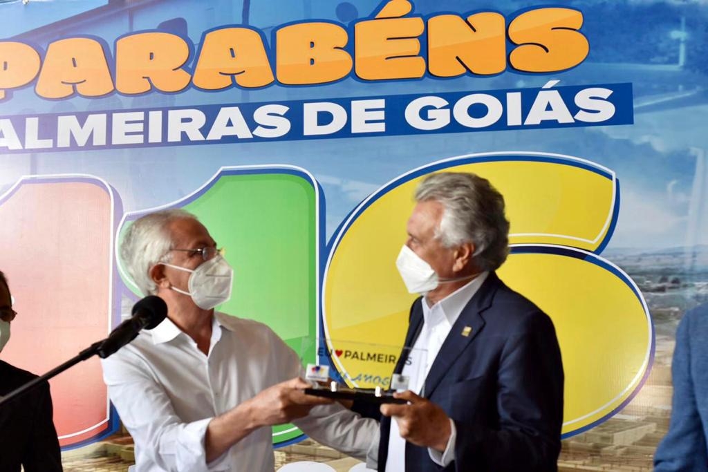 Aniversário de Palmeiras de Goiás: Caiado anuncia investimento de R$ 9 milhões para equipar hospital