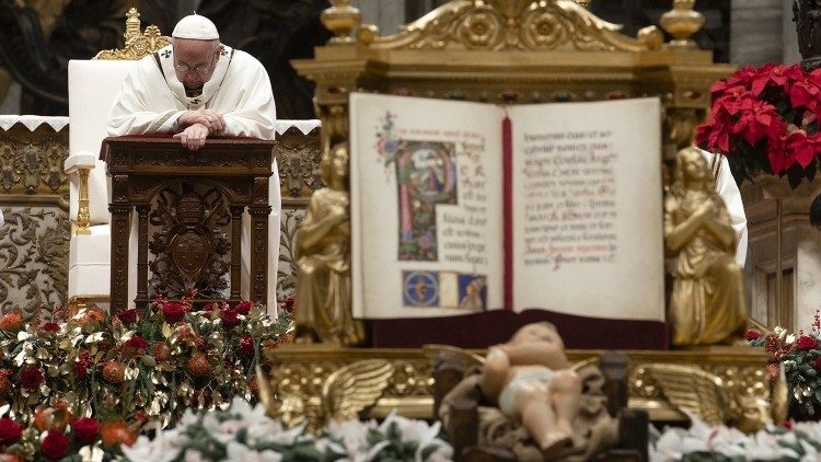A Missa de Natal com o Papa Francisco
