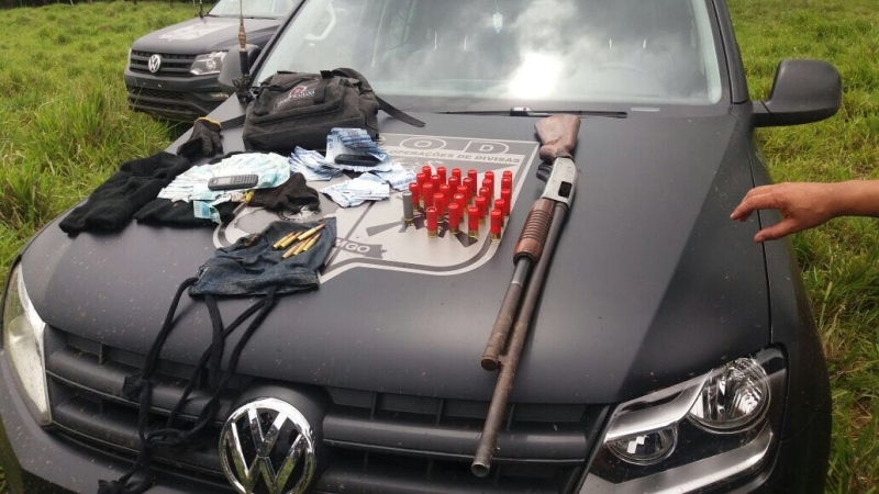 PM prende membro de quadrilha que explodiu agência bancária em Silvânia