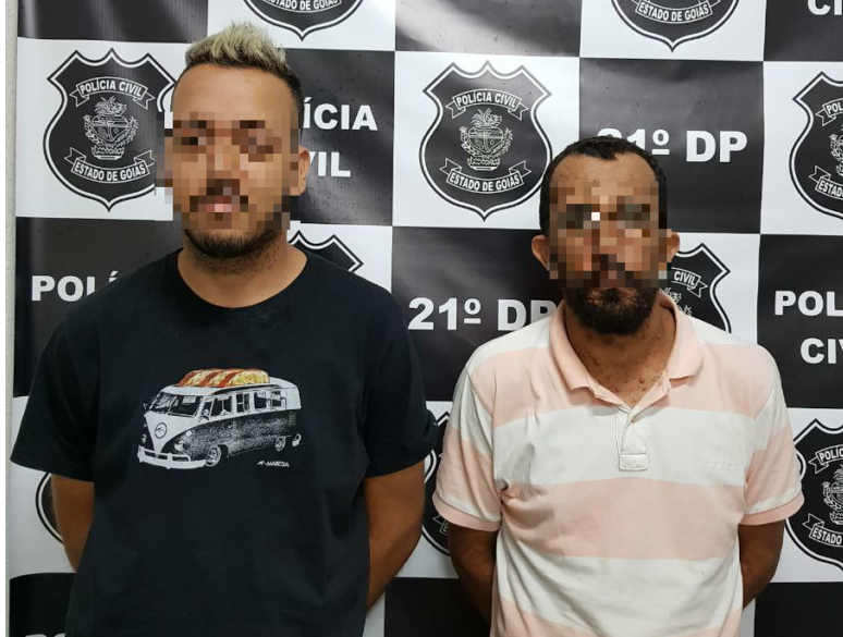Dupla é presa suspeita de traficar drogas e escondê-las em parede de bar