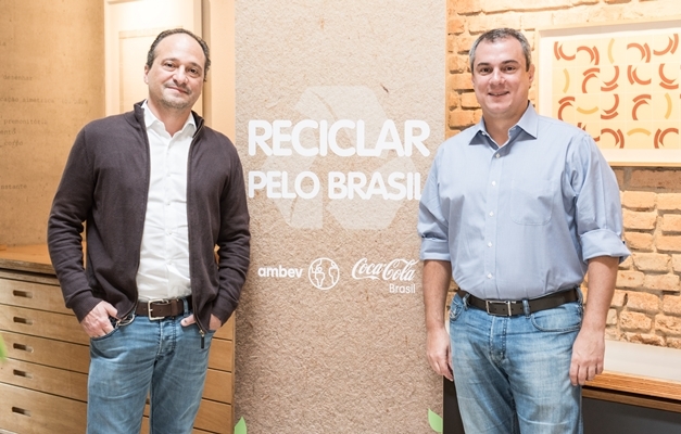 Ambev e Coca-Cola lançam projeto conjunto de reciclagem