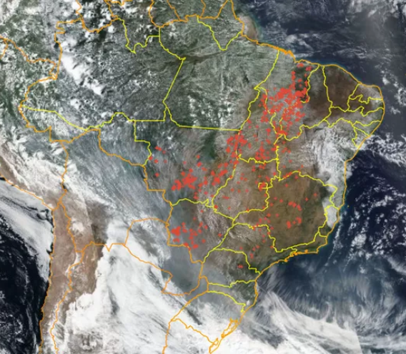 Governo passa do Inpe para Agricultura divulgação de dados sobre incêndios
