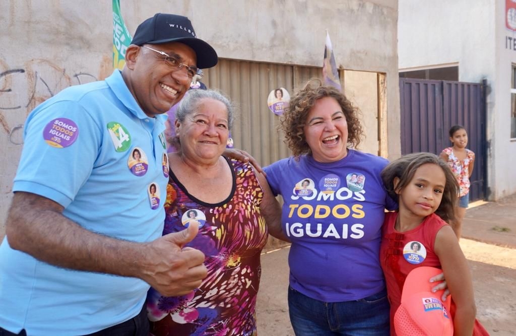 Rogério e Thelma Cruz participam da campanha na região Noroeste da Capital