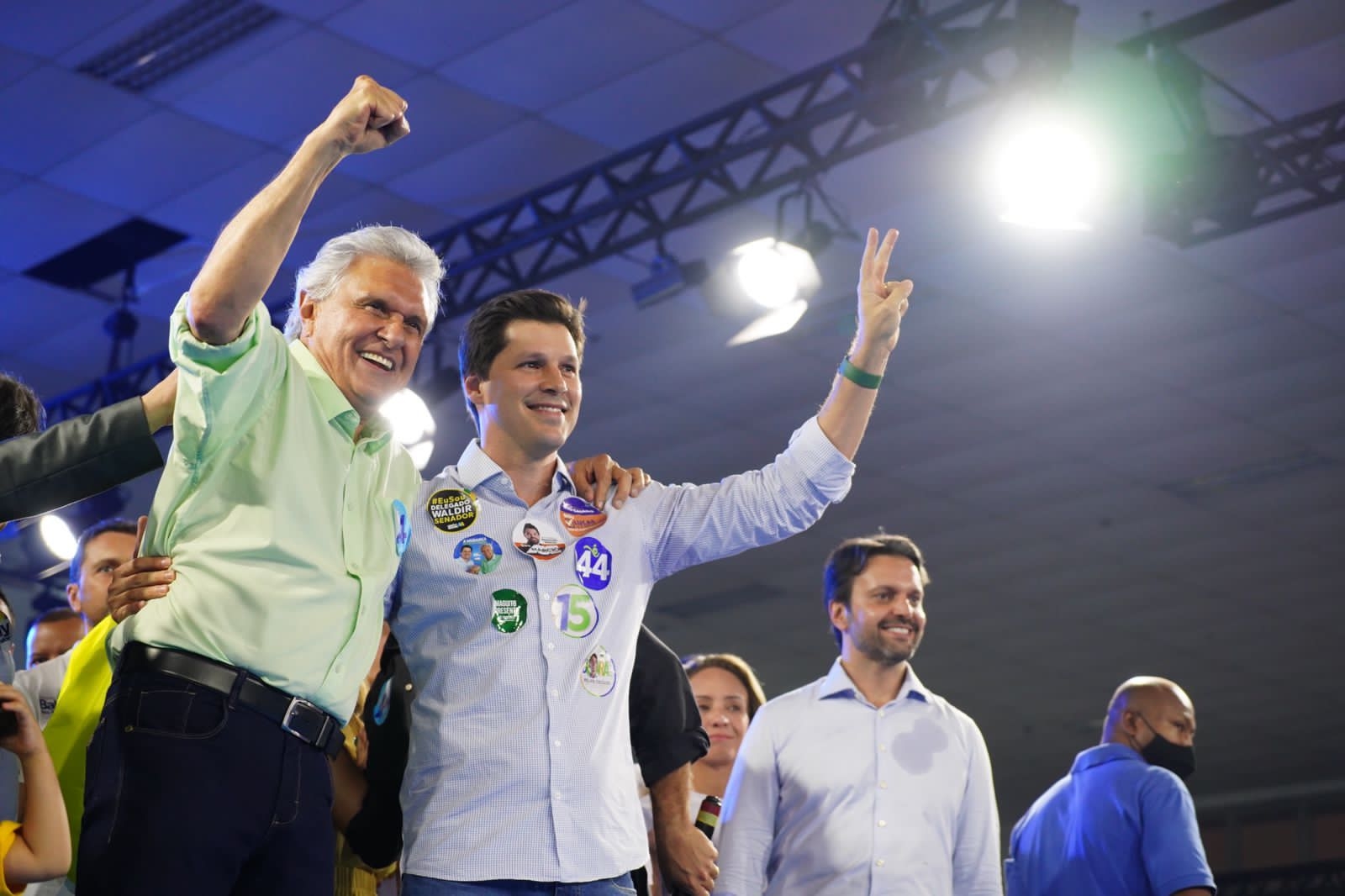 Caiado entra na campanha à reeleição com forte base de apoio