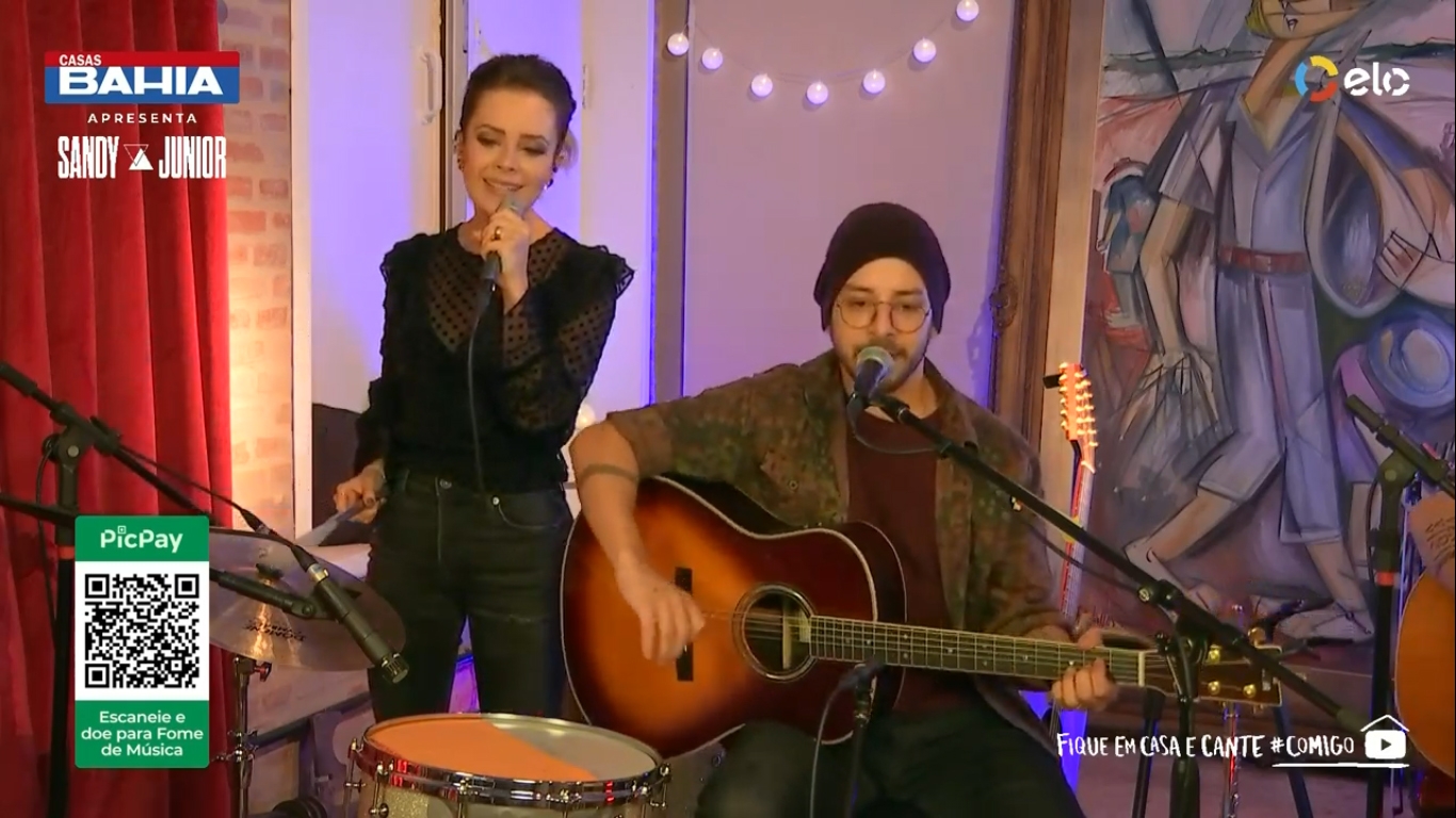 Sandy & Junior batem recorde de arrecadação em live