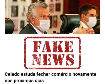 Novo lockdown em Goiás é notícia falsa, diz Governo de Goiás