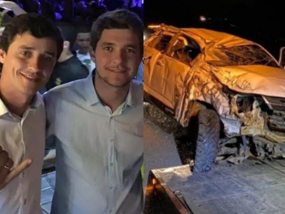 Irmão de ex-BBB agradece pela vida após ter caminhonete destruída em acidente