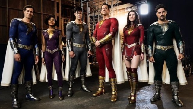 Elenco do filme Shazam 2 revelam o novo visual dos super heróis