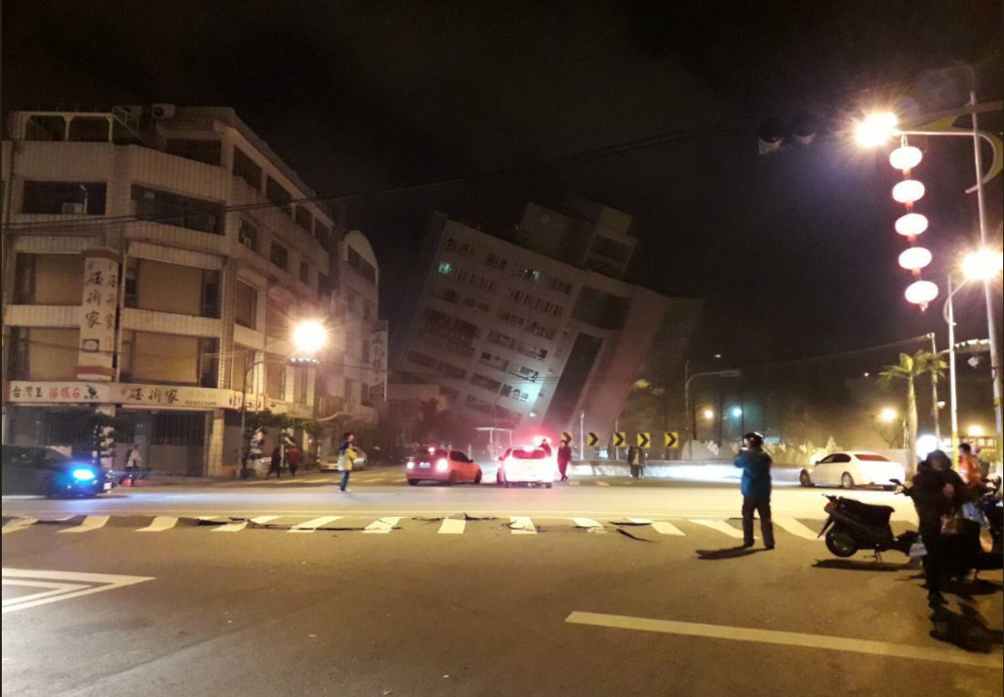 Sobe para 4 número de mortos em terremoto que atingiu Taiwan