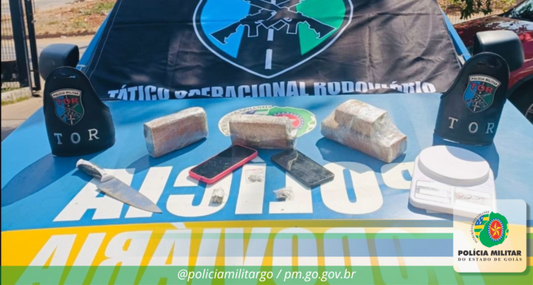 Homens são presos suspeitos de tráfico de drogas