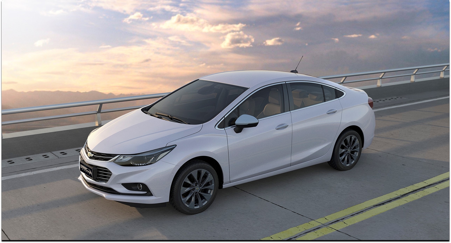 Cruze sedã lidera vendas entre os carros  turbos no mês de março