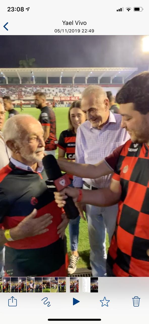 Campeão do dragão de 1947 é homenageado no ‘Accioly’