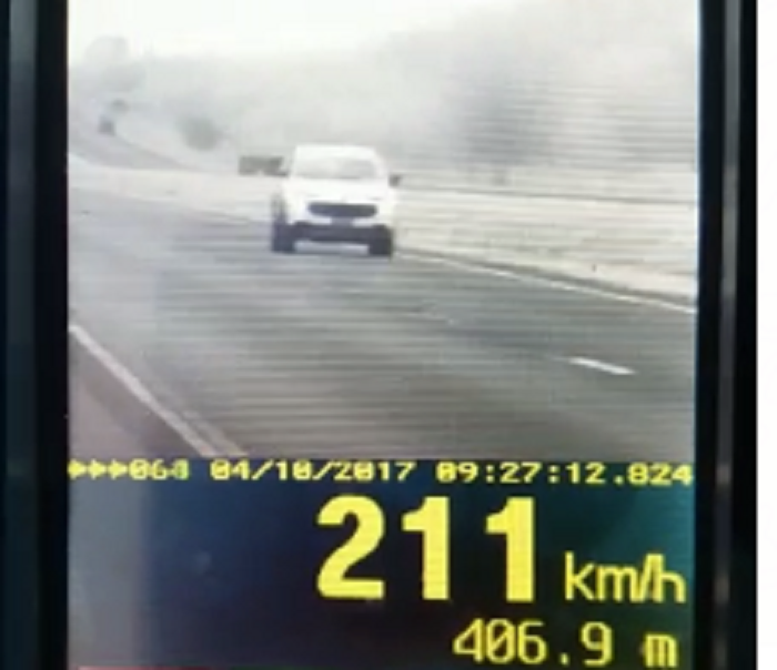 Motorista bate recorde de velocidade em Goiás neste ano e poderá ter sua CNH suspensa
