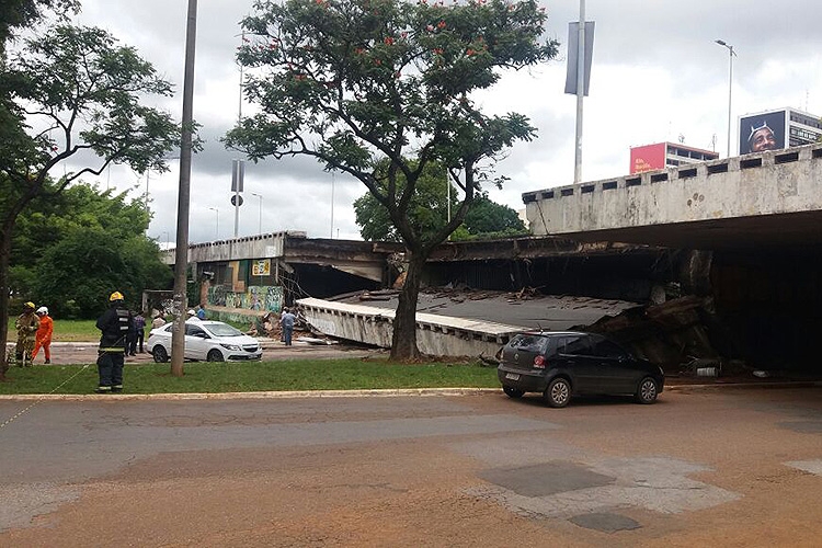 Região de viaduto que desabou em Brasília começa a receber obras de restauração