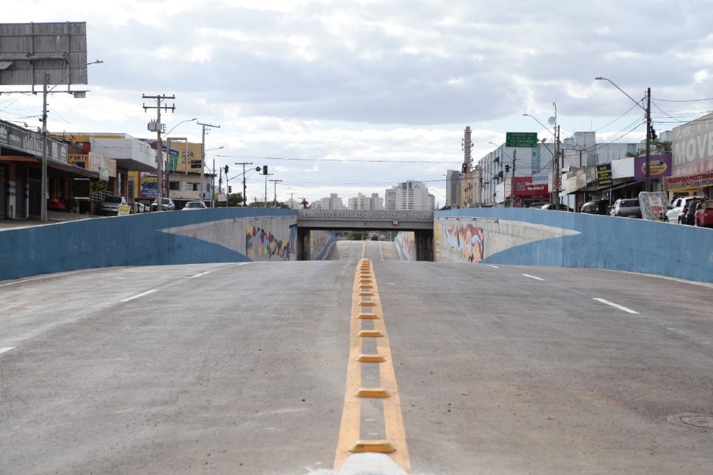 Prefeitura de Aparecida entrega Viaduto da Avenida São Paulo