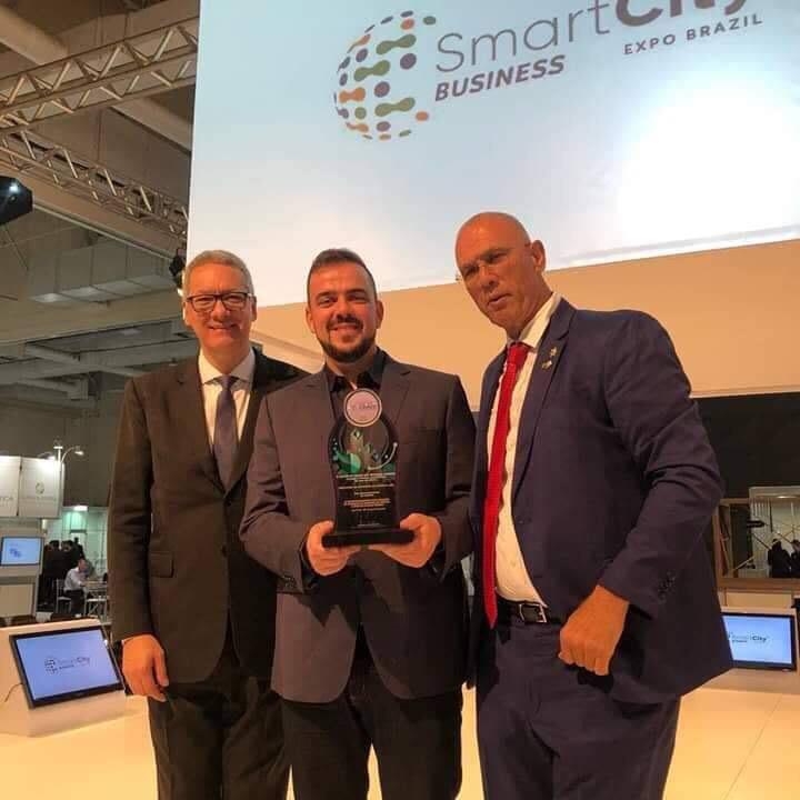 Premiação internacional de cidade inteligente  para Aparecida de Goiânia