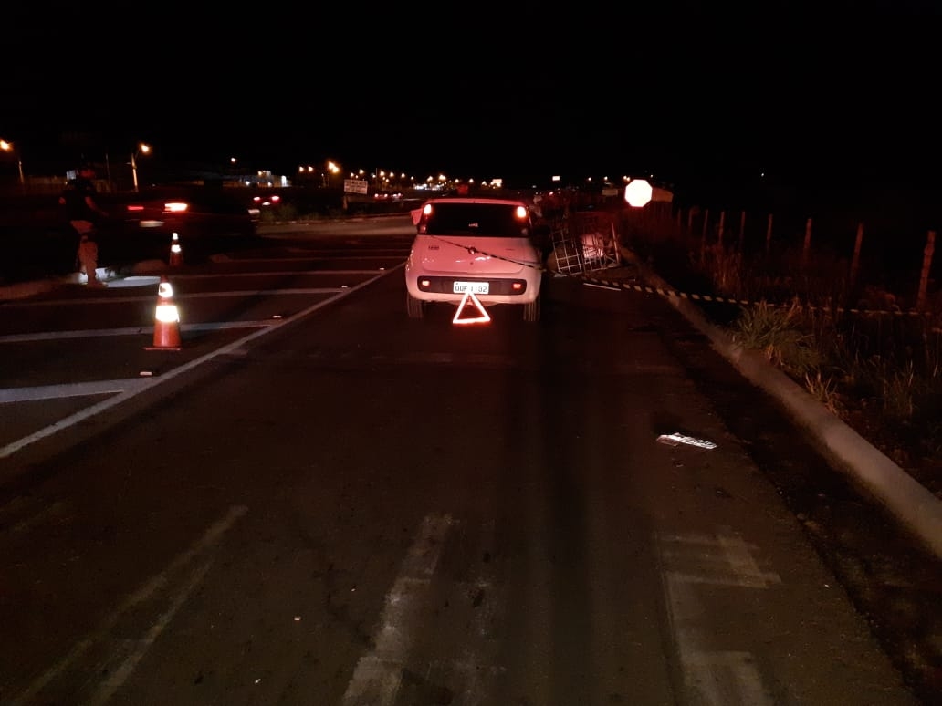Coletor de material reciclável é atropelado e morre na BR-060