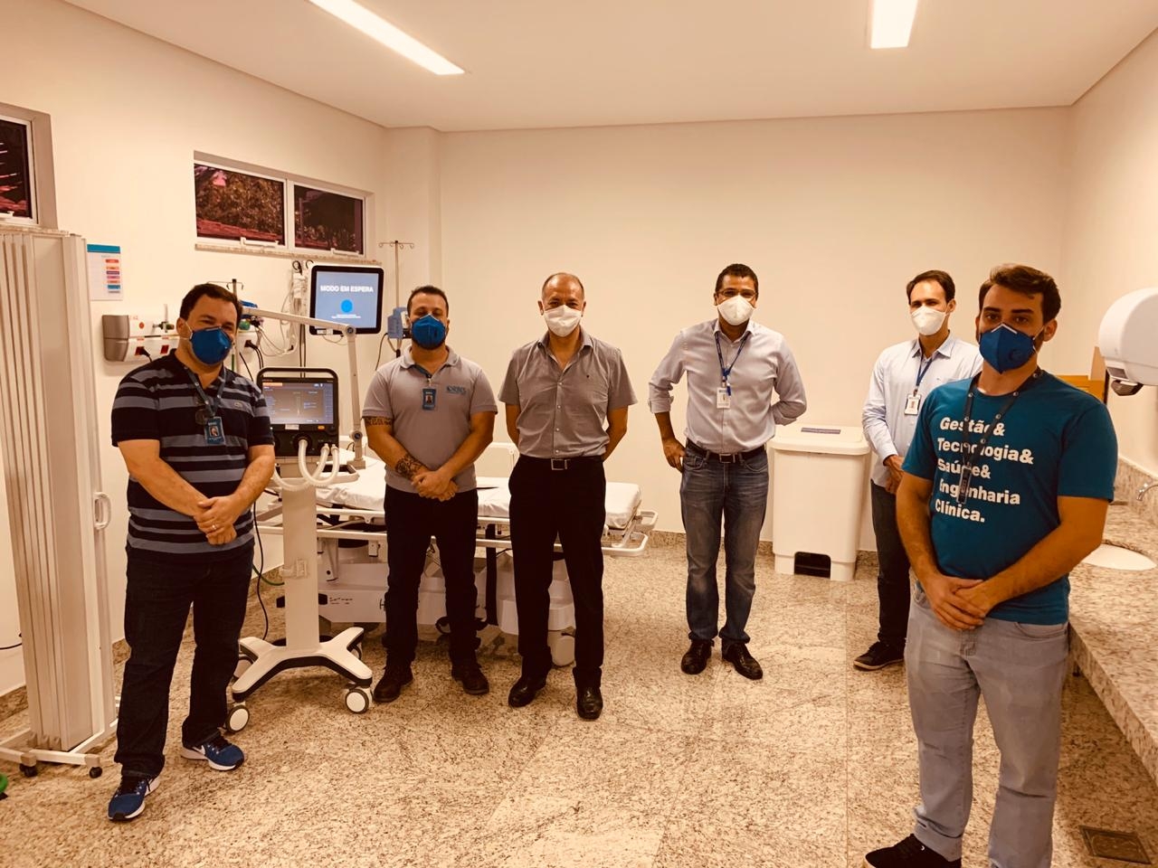 HMAP recebe visita de representantes do Senai Goiás e da Orbis Engenharia