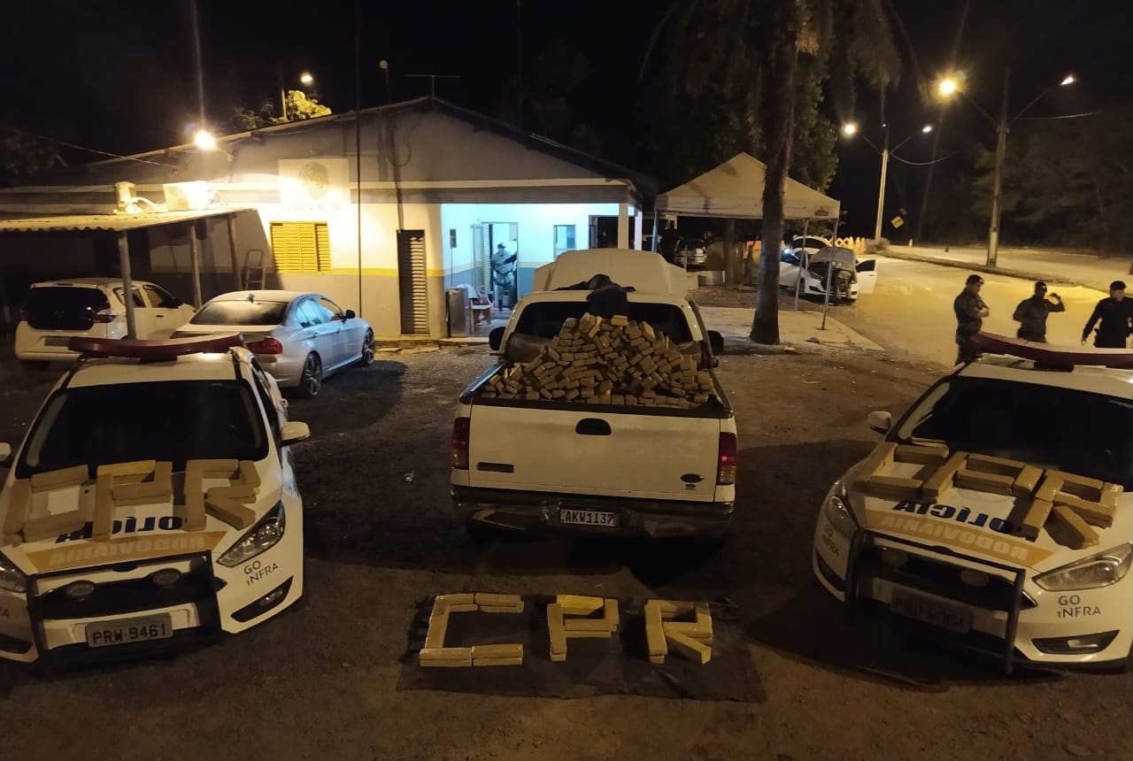 Mais de duas toneladas de maconha são apreendidas