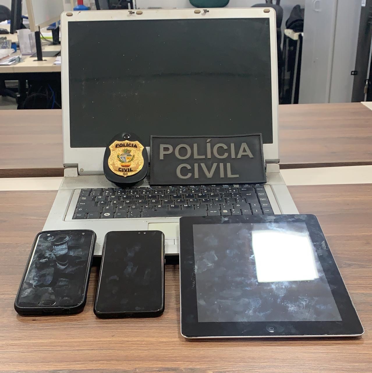 Polícia prende dois homens por posse de material pornográfico infantil em Anápolis