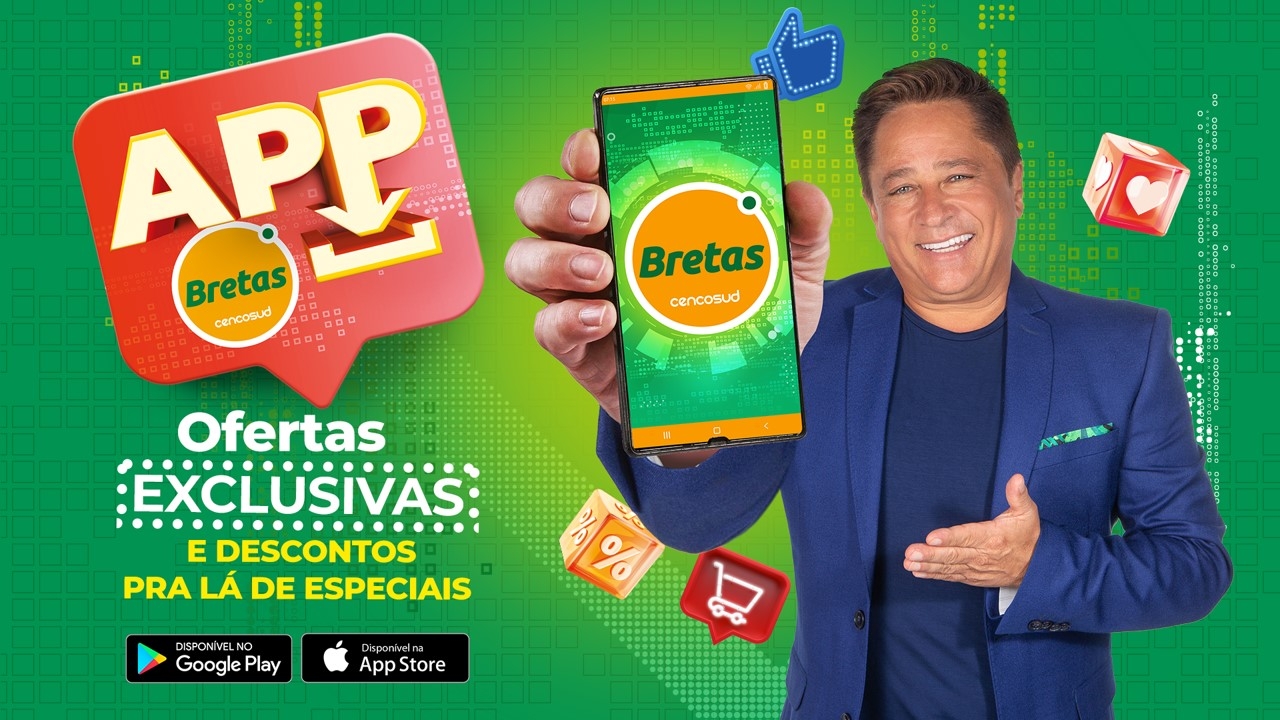 Bretas lança aplicativo com opções exclusivas e ofertas personalizadas