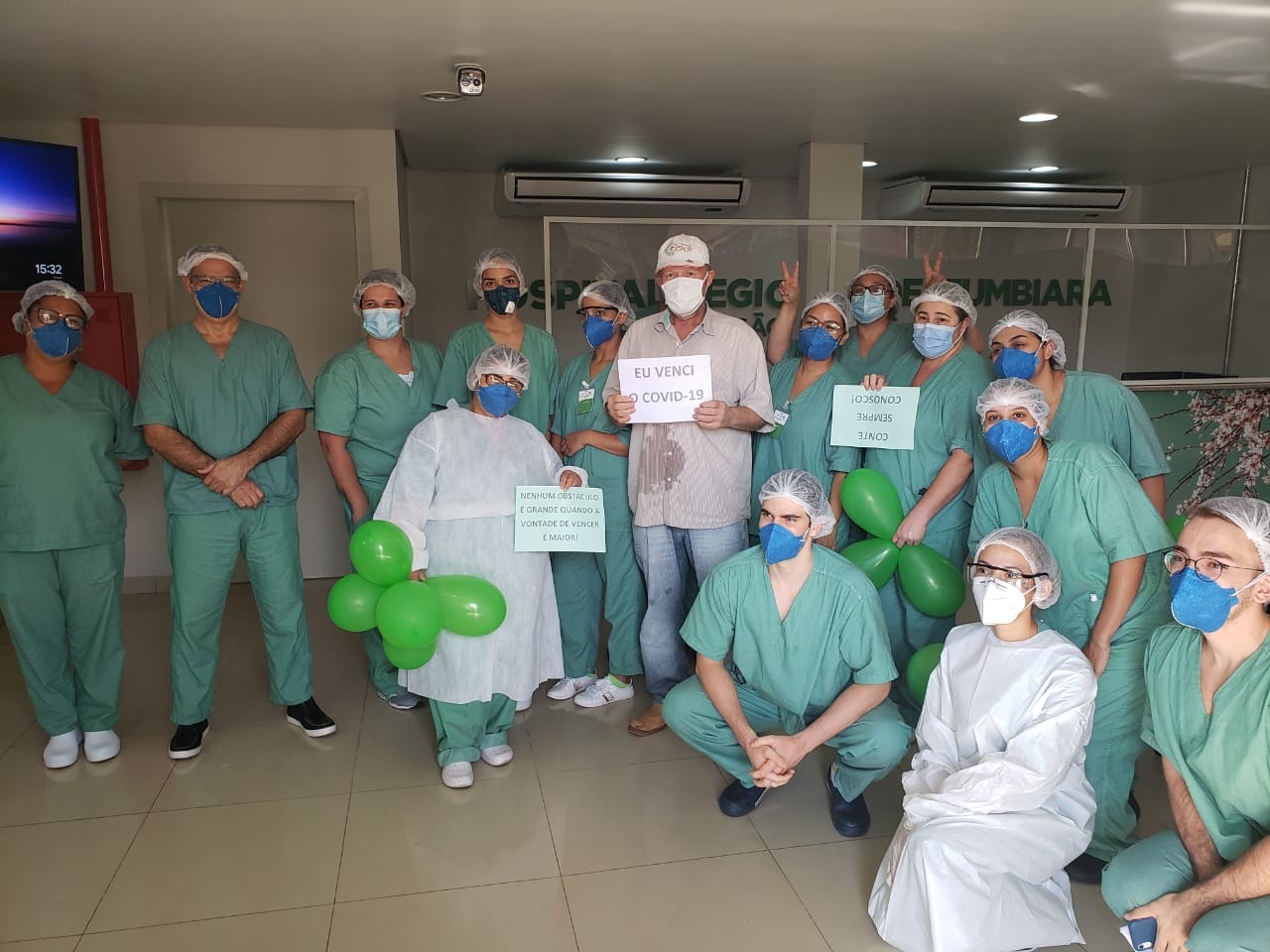 Cinco vencem batalha contra Covid-19 e recebem alta do hospital de Itumbiara