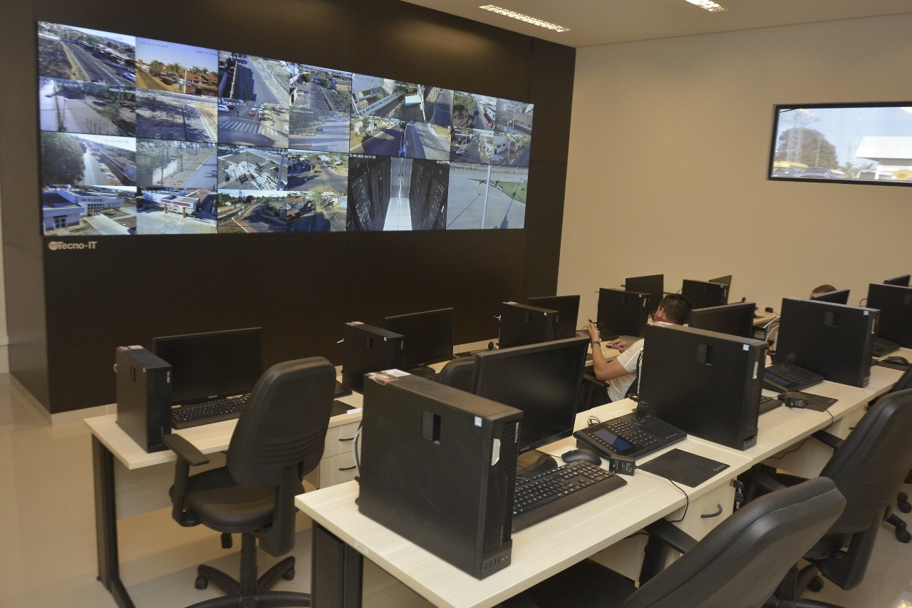 Com 650 câmeras Aparecida inicia monitoramento de ruas, avenidas e órgãos públicos