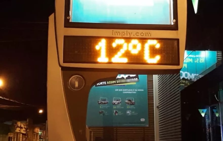 Goiás: após 80 dias de seca houve registro de chuva leve e mínima de 12°C